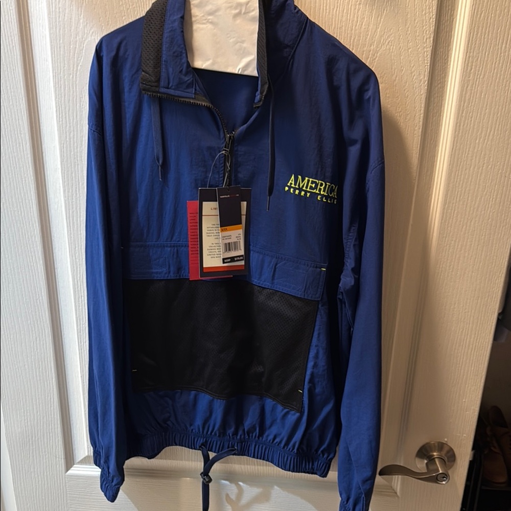 Perry Ellis Royal Blue Windbreaker